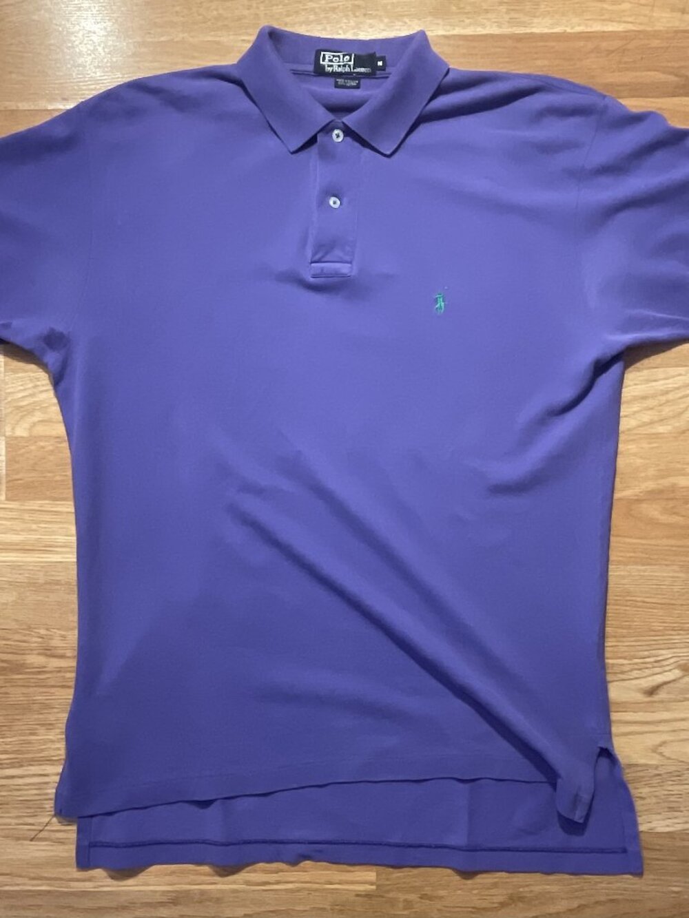 Polo Ralph Lauren Purple Polo Shirt Green Pony